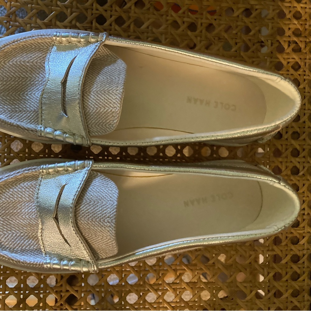 Cole Haan Metallic Gold loafers